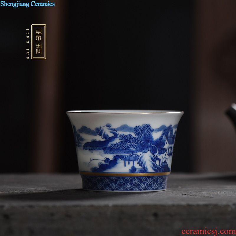 JingJun jingdezhen ceramic kung fu tea cups on your kiln kung fu tea master cup sample tea cup single cup