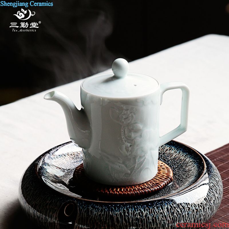 Three frequently hall electric jug kettle high-capacity soda glaze ceramic teapot kung fu tea boiled S28041 the teapot