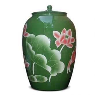 Jingdezhen ceramics hip archaize home sealed bottle 5 jins of 10 jins 20 jins 30 kg 100 jins jars of it