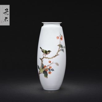 Jingdezhen blue and white youligong hand-painted ceramics crafts porcelain vases sitting room of Chinese style household decorations