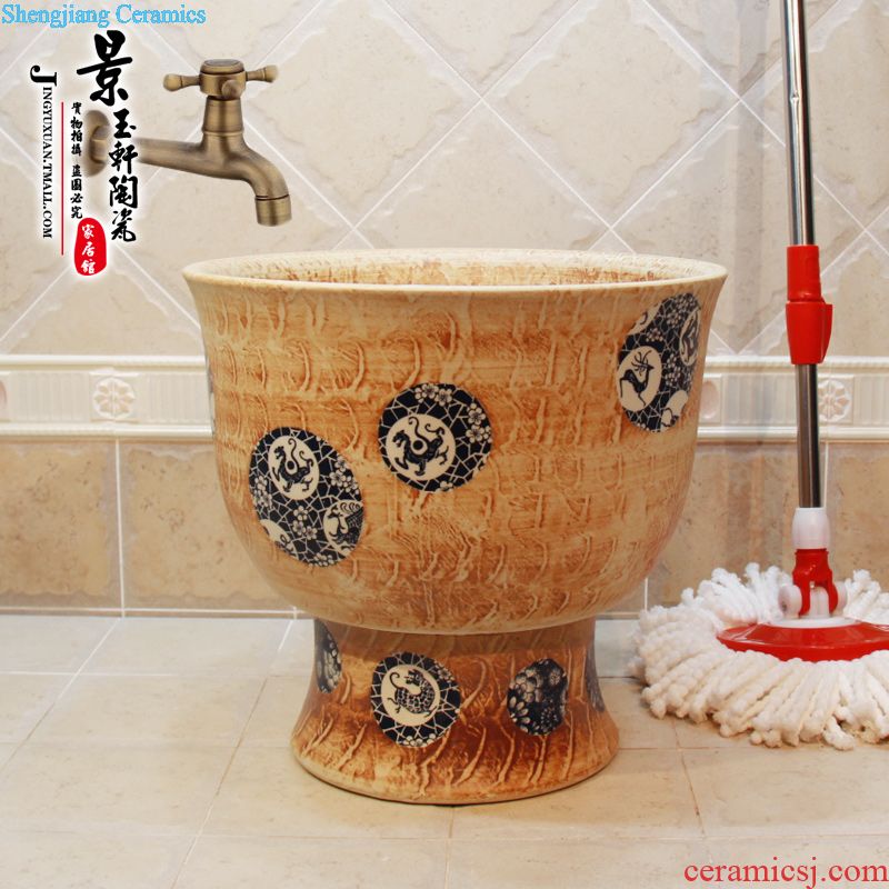 JingYuXuan jingdezhen ceramic lavatory basin stage art basin sink basin many optional one column