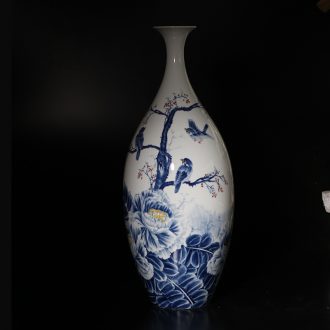 Jingdezhen curve contracted bamboo vase at peace porcelain vases furnishings decoration vase that occupy the home fashion vase