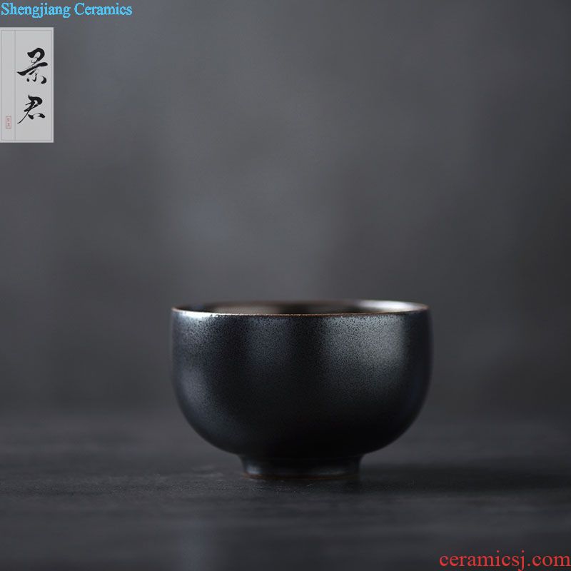 JingJun variable glaze kung fu tea cups Jingdezhen ceramic tea set master cup single cup individual small sample tea cup