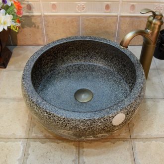 JingYuXuan jingdezhen ceramic art basin stage basin sinks the sink basin small oval chrysanthemum