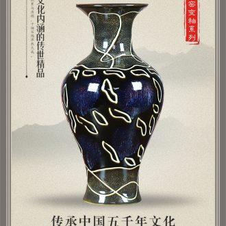 Jingdezhen ceramic contracted household act the role ofing is tasted imitation restoring ancient ways furnishing articles sitting room flower arranging elder brother kiln open green porcelain vase