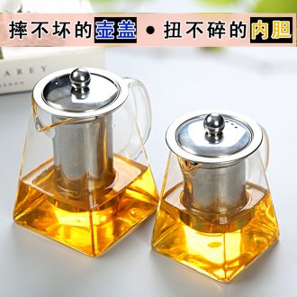 Is Yang celadon prevent hot tea set automatically and exquisite blue and white hollow out of a complete set of ceramic kung fu tea lazy person