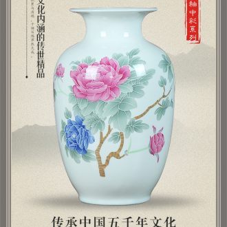 Jun porcelain kiln jingdezhen ceramics vase of modern home living room decoration classic gourd bottle furnishing articles