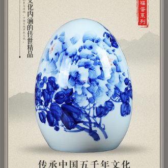 Flower of jun porcelain kiln jingdezhen ceramics glaze big vase classical modern home sitting room adornment handicraft furnishing articles