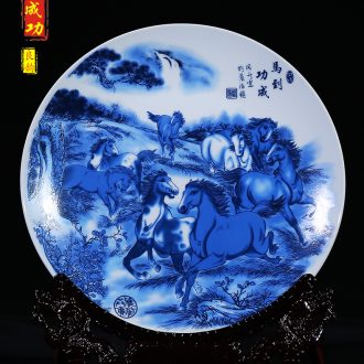 Jingdezhen ceramics handicraft furnishing articles sitting room Chinese red goldfish bowl shallow tortoise cylinder ashtray writing brush washer