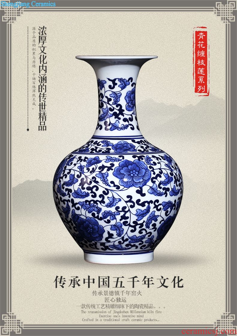 Jingdezhen ceramics creative jun porcelain vase classical household act the role ofing is tasted sitting room decoration crafts modern furnishing articles