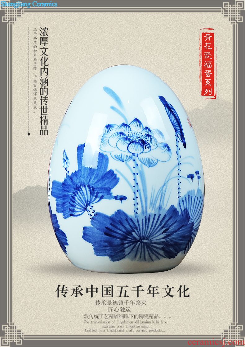 Open the slice of jingdezhen ceramics plain tricolour vase modern home sitting room adornment is contracted place decoration handicraft