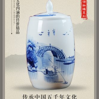 Jingdezhen ceramics China red ground large vases, modern household act the role ofing is tasted furnishing articles sitting room hotel company
