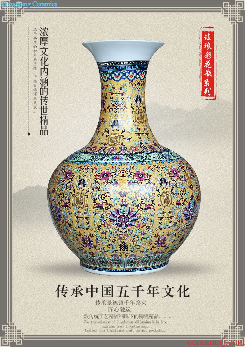 Archaize dragon pattern of blue and white porcelain vase household act the role ofing is tasted the modern jingdezhen ceramics handicraft furnishing articles in the living room