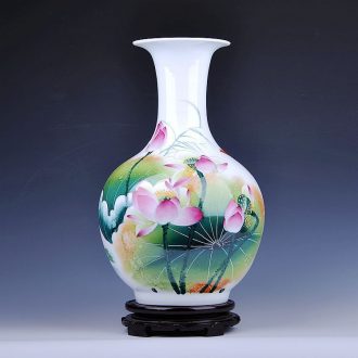 Scenery famous masterpieces, jingdezhen ceramic vase vase hand-painted vase vases, arts and crafts porcelain vase