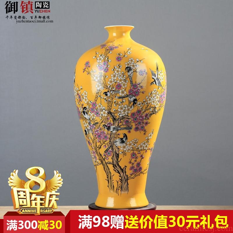 The modern home decoration ceramic furnishing articles sitting room porch ark TV ark vase decoration creative arts and crafts