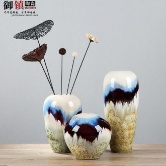 Jingdezhen ceramic desktop color change place decoration household act the role ofing is tasted sitting room sample room study creative arts and crafts
