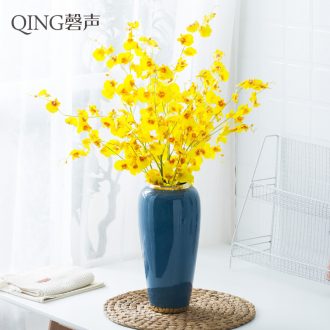 Vases, contemporary and contracted sitting room desktop decoration ceramic simulation flower arranging flowers, Europe type TV ark soft outfit furnishing articles