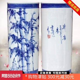 Jingdezhen ceramics bamboo report peaceful quiver home sitting room office furnishing articles study calligraphy and painting scroll to receive goods