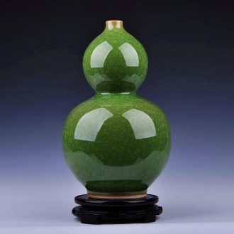 Archaize of jingdezhen ceramics kiln open piece of jade vase of borneol new classic modern home furnishing articles sitting room