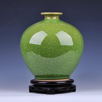 Archaize borneol jingdezhen ceramics kiln crack glaze pomegranate vase sitting room home decoration furnishing articles