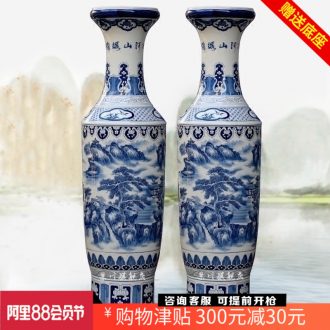 Jingdezhen ceramics hand-painted archaize splendid opening gifts large pieces of large vase household living room furnishing articles