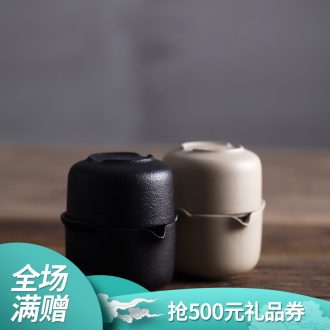 Ceramic cup to crack a pot of over thousand hall two cups of kung fu tea cups with portable tea cloth good brothers