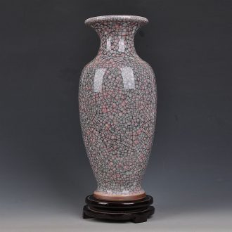 Jun porcelain of jingdezhen ceramics glaze cracks borneol antique vase household adornment handicraft furnishing articles sitting room