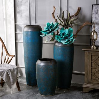 European ideas of jingdezhen ceramic vase of large sitting room flower arranging hotel villa household soft adornment POTS