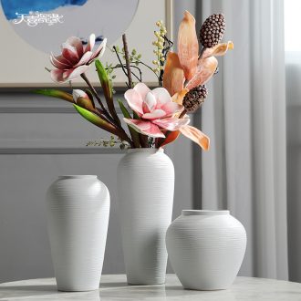 Jingdezhen Chinese style restoring ancient ways ceramic vase furnishing articles dried flower arranging flowers sitting room household act the role ofing is tasted TV ark arts and crafts