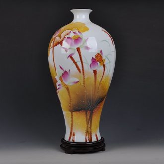 Celebrity famous jingdezhen ceramics powder enamel porcelain vase hand-painted home sitting room adornment handicraft furnishing articles