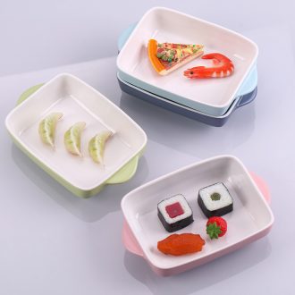 Jingdezhen ceramic cheese baked FanPan 0 dishes suit the creative personality of household west tableware for their jobs
