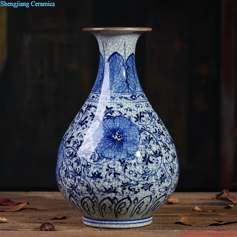 Jingdezhen ceramics vase household act the role ofing is tasted furnishing articles flower arranging living room TV cabinet decoration decoration