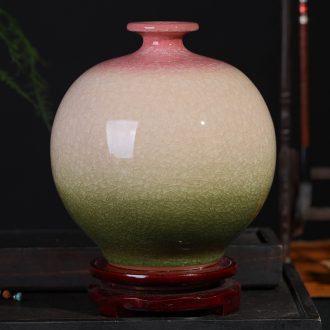 Jingdezhen ceramics flower vase modern fashionable sitting room of Chinese style household decoration crafts TV ark furnishing articles