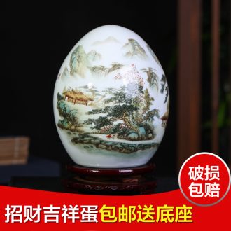 Jingdezhen ceramics vase furnishing articles sitting room decoration decoration of Chinese style household act the role ofing is tasted rich ancient frame wine furnishing articles