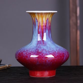 Jingdezhen ceramics vase antique ruby red porcelain kiln furnishing articles adornment that occupy the home sitting room porch decoration