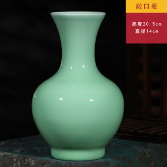 Jingdezhen ceramics furnishing articles of modern new Chinese style living room home decoration handicraft zen flower arranging antique vase
