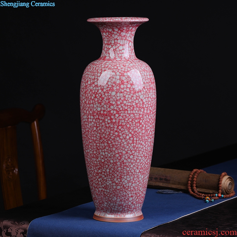 Jingdezhen large ceramic vases, flower arranging is jun porcelain TV ark furnishing articles of new Chinese style household living room decoration