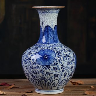 Jingdezhen ceramics vase furnishing articles flower arranging archaize sitting room kiln porcelain vase decoration home decoration restoring ancient ways