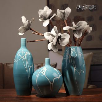 Contemporary and contracted household adornment of the sitting room TV ark wine furnishing articles creative ceramic table vases, arts and crafts