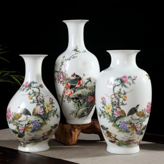 0982 jingdezhen ceramics by hand are dried flowers furnishing articles hand-painted porcelain sitting room vase new Chinese style decoration