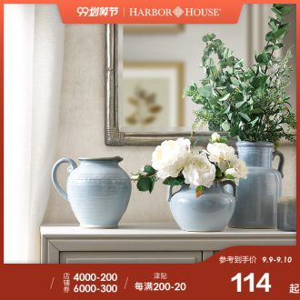 Harbor House American ceramic dry vase retro creative flower arrangement, household act the role ofing is tasted Ripana sitting room