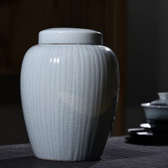 Brother hong bo acura caddy ceramic kiln sealed tanks household moistureproof receives black tea green tea tea pot
