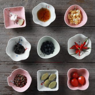 Household ceramics small plate taste dish of creative personality dipping sauce dish pickles plate, snack plate tableware