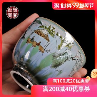 Chrysanthemum patterns of jingdezhen kiln hand-painted learning master cup single cup ceramics from the individual cups of tea cups