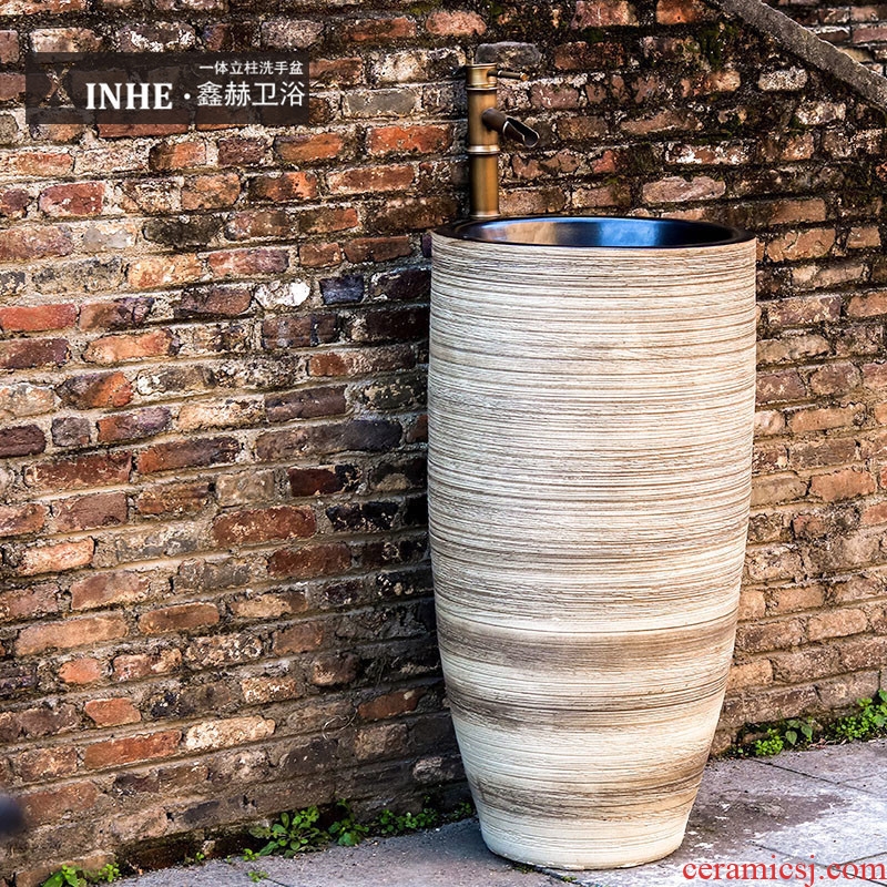 Lavabo ceramic basin basin art restores ancient ways the post one floor balcony outdoor lavatory toilet toilets
