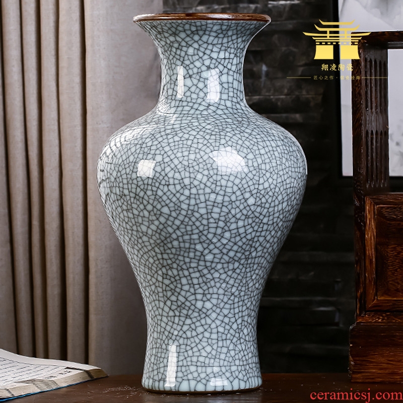 Jingdezhen ceramics vase antique wine accessories kiln crack sitting room office furnishing articles household act the role ofing is tasted