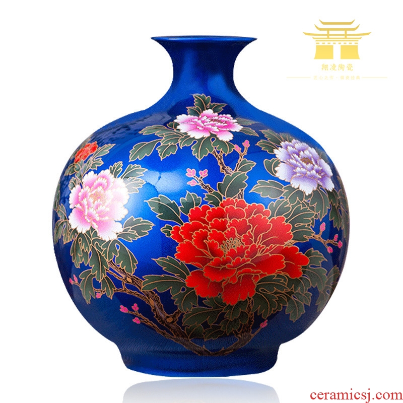 Jingdezhen ceramics vases, flower arranging is contracted and creative home sitting room ark furnishing articles of handicraft ornament