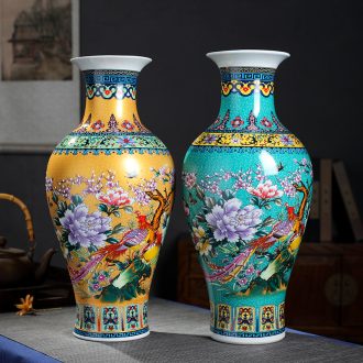 Archaize yongzheng vases furnishing articles of jingdezhen ceramic home flower arranging office sitting room adornment porcelain arts and crafts