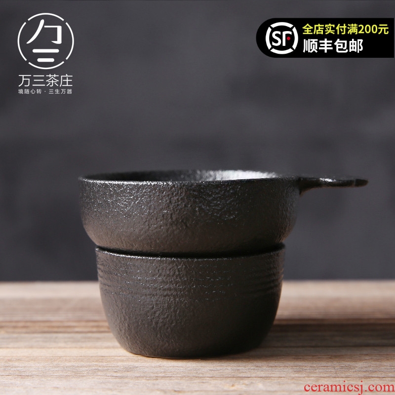 Three thousand ceramic tea village) filter kung fu tea accessories tea tea tea strainer filter