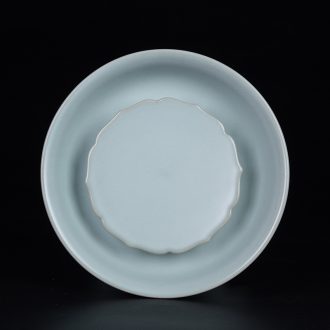 , your kiln pot pot bearing jingdezhen ceramic tea set accessories kung fu tea pot pad dry foam plate of small tray